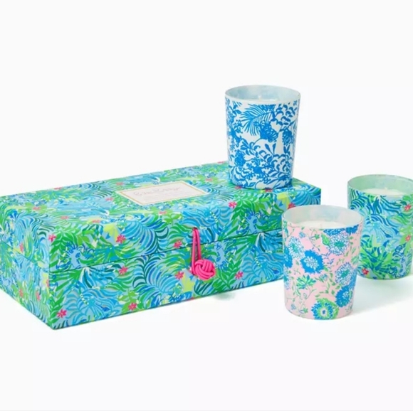 LILLY PULITZER VOTIVE CANDLE SET - Picture 13 of 13